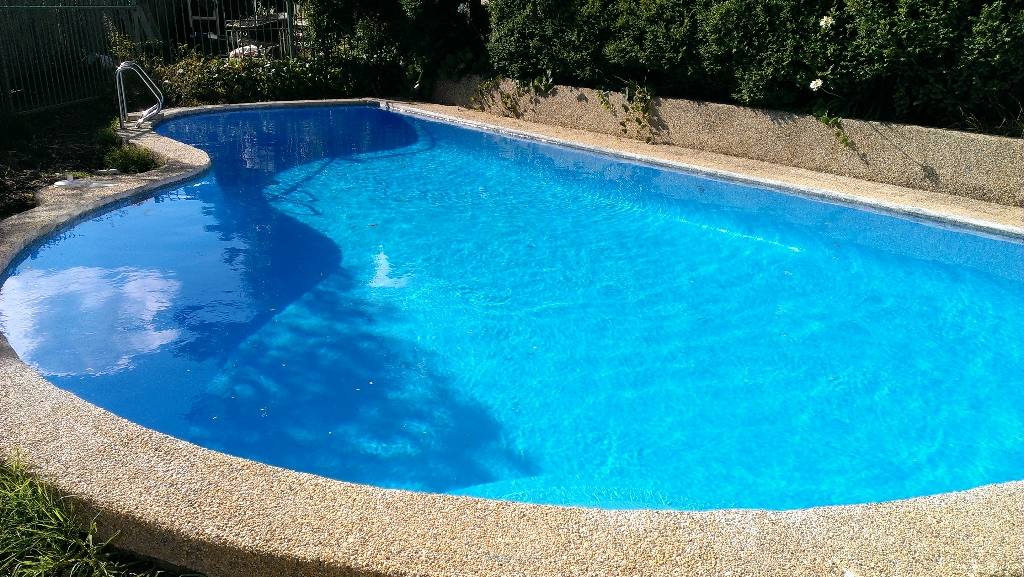 Complete make over of concrete pool